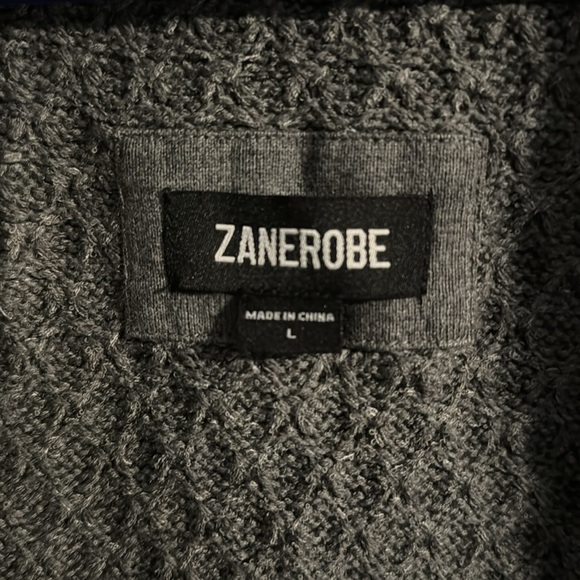 ZANEROBE men’s large, grey cardigan - Picture 2 of 3